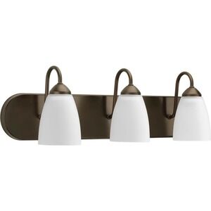 Progress Lighting - Gather Three-Light Etched Glass Bath Vanity Light P2708-20